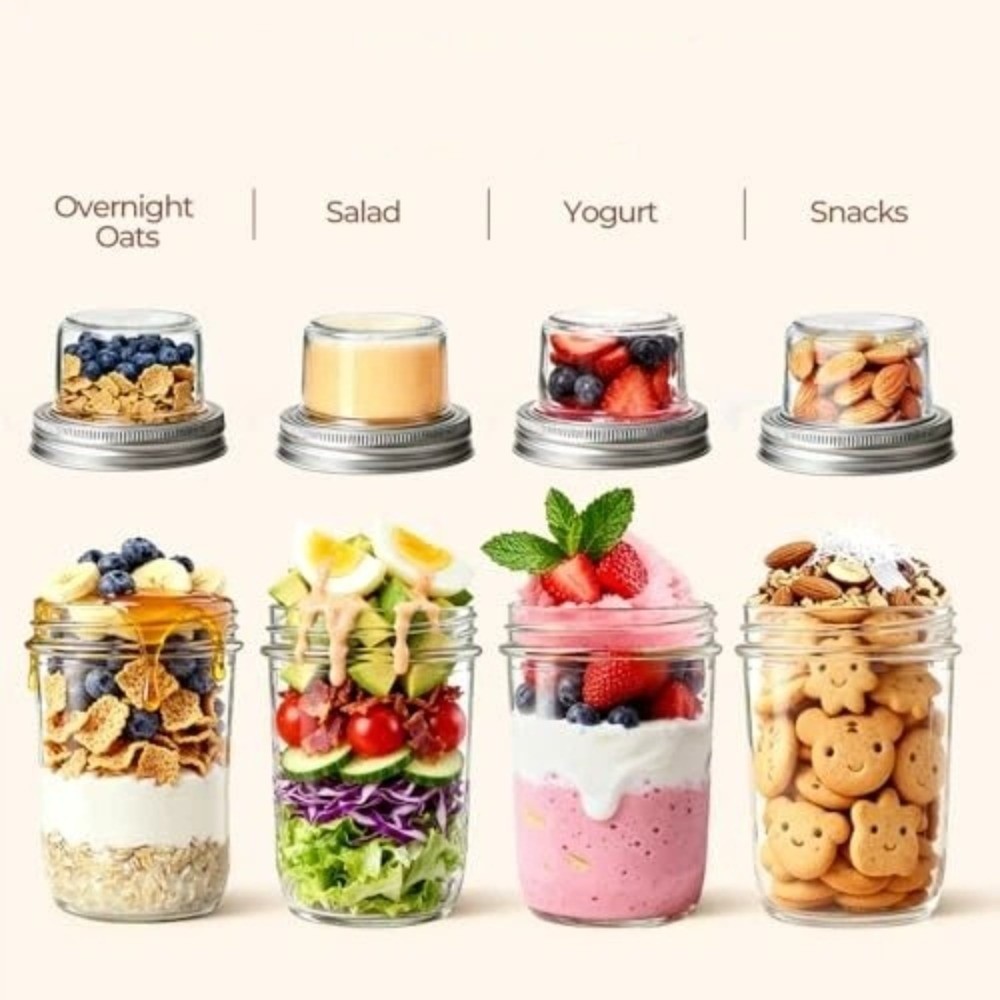 Doppelschichtige Joghurt-Parfa – Meal Prep Glass Bewertung und Preis