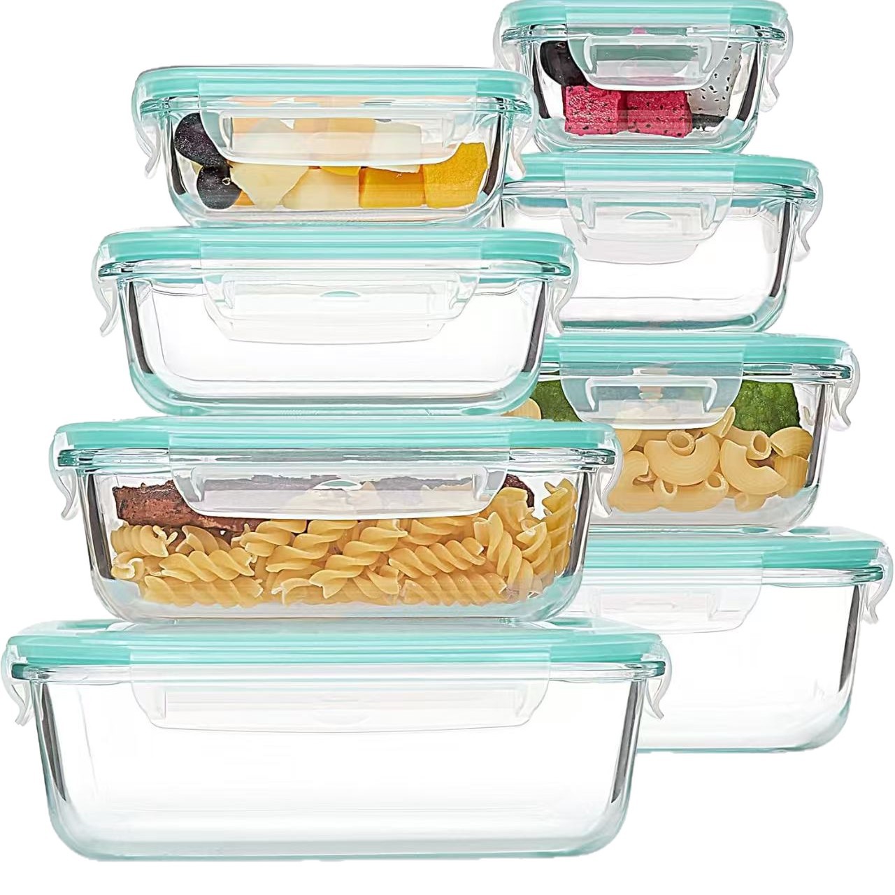 8-teiliges Glas-Lunch- und Auf – Meal Prep Glass Bewertung und Preis