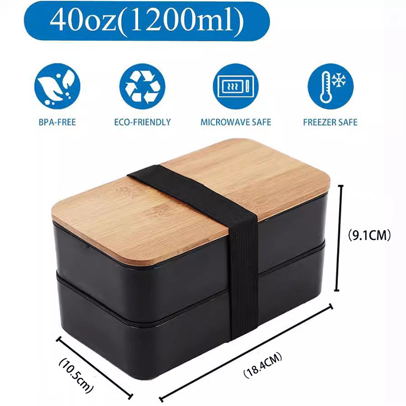 Stapelbare Bento-Box mit Utens – Meal Prep Burrito Bewertung und Preis