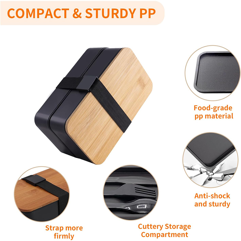 Stapelbare Bento-Box mit Utens – Meal Prep Burrito Bewertung und Preis