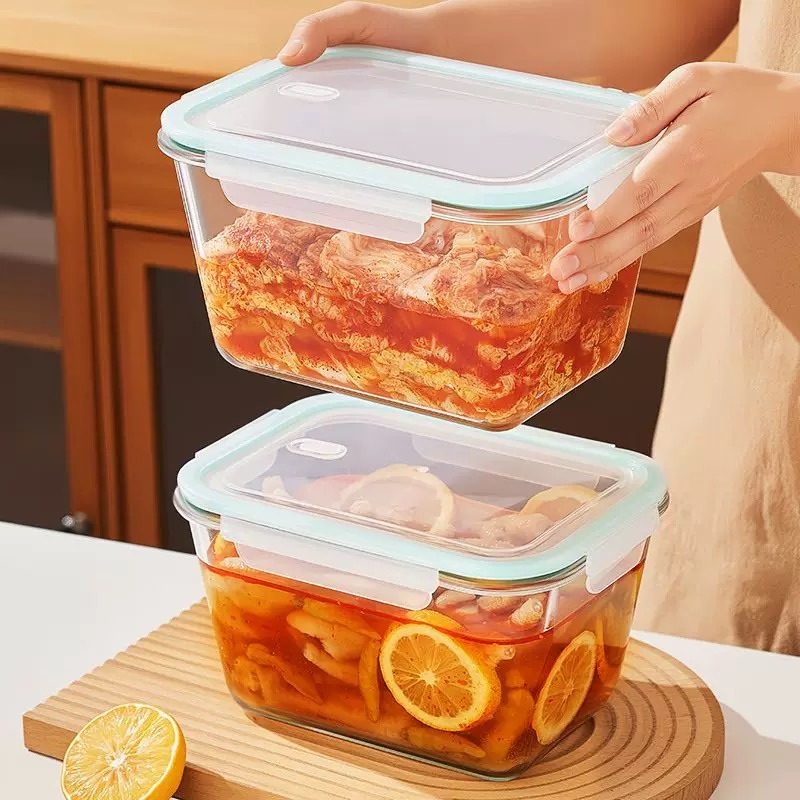 Weißer Deckel, hoher Aufbewahr – Meal Prep Glass Bewertung und Preis