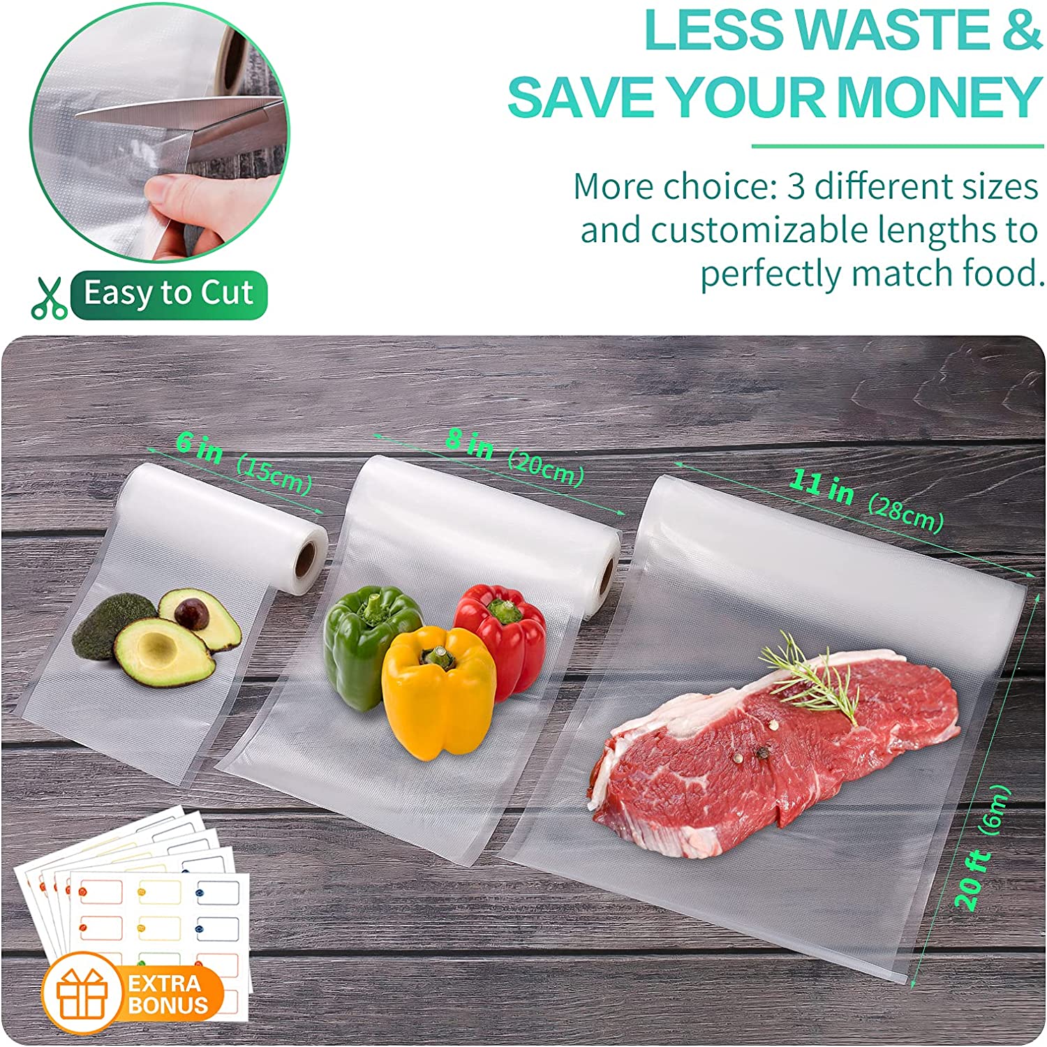 Küchenbeutel für Vakuumiergerä – Meal Prep Vacuum Seal Bewertung und Preis