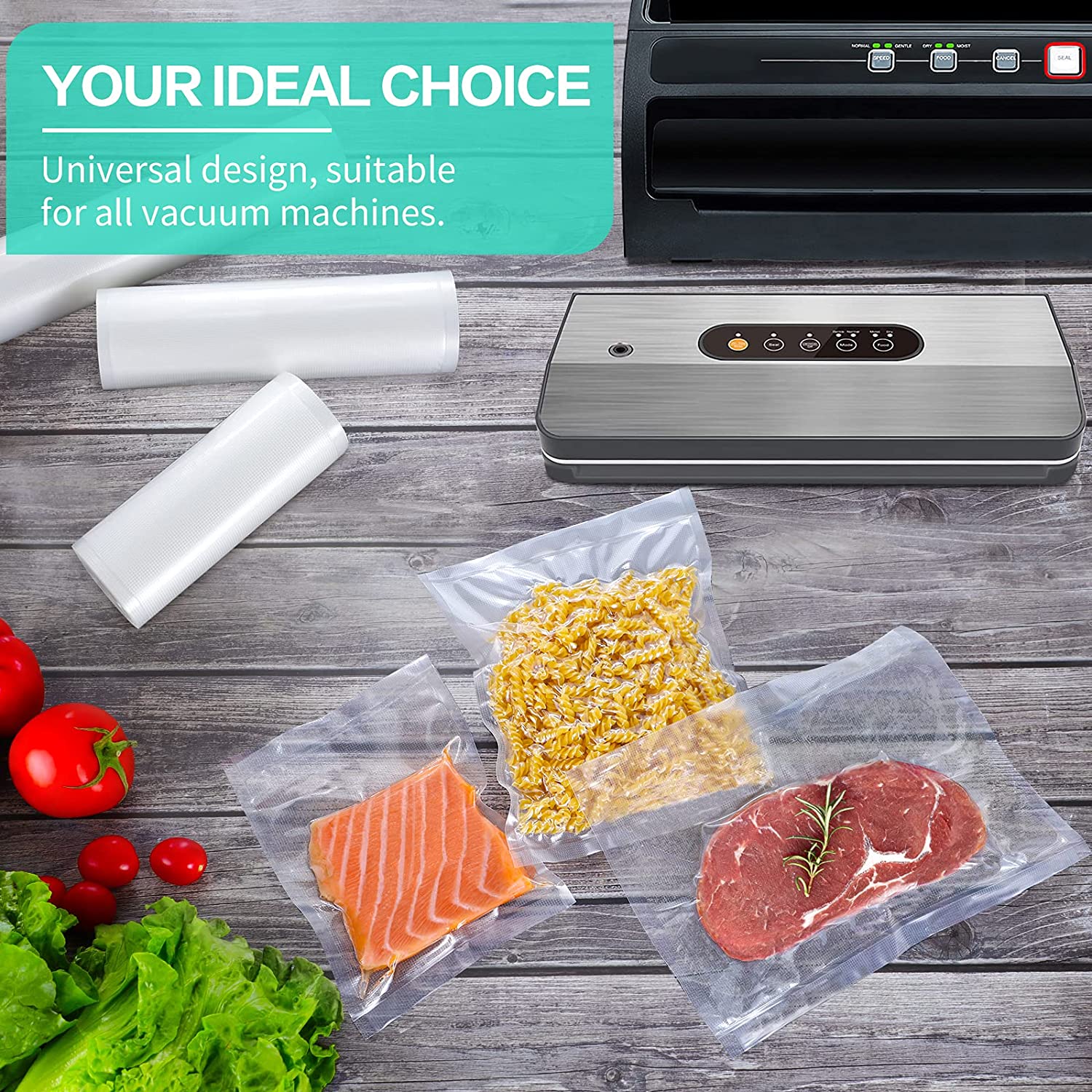 Küchenbeutel für Vakuumiergerä – Meal Prep Vacuum Seal Bewertung und Preis