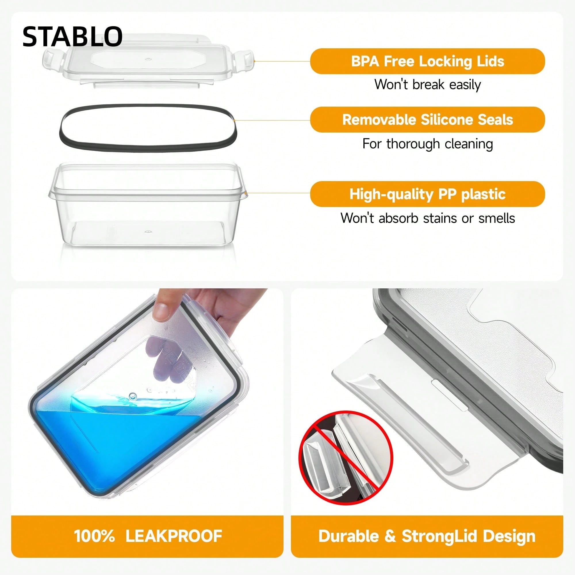12 versiegelte Lebensmittel-Au – Meal Prep Glass Bewertung und Preis