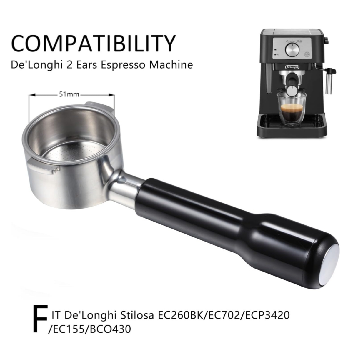 51 mm bodenloser Siebträger 2  – Delonghi Espresso Ecp3420 Bewertung und Preis