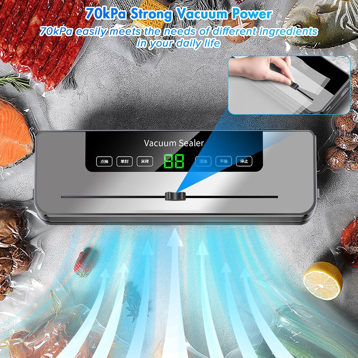 Vakuumiermaschine mit 10 Beute – Meal Prep Vacuum Seal Bewertung und Preis