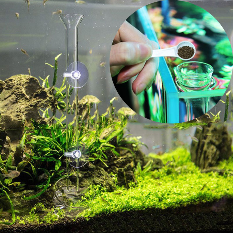 Glas Aquarium Feeder Rohr Geri – Meal Prep Glass Bewertung und Preis