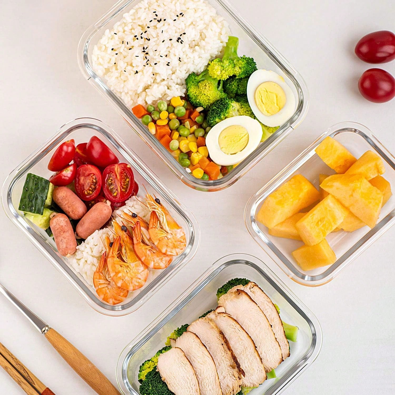 10er-Pack Glas-Mahlzeitbehälte – Meal Prep Glass Bewertung und Preis