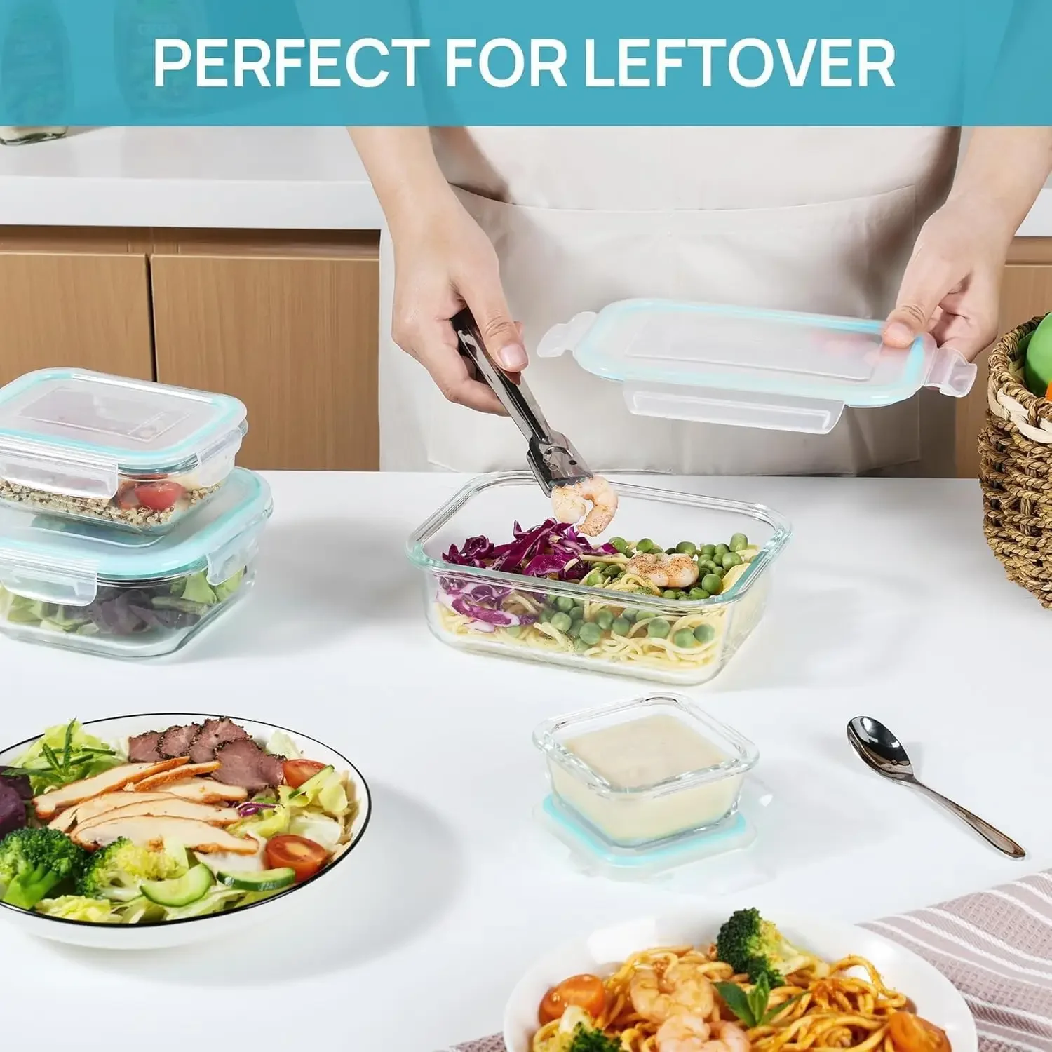 Lunch-Bento-Box aus Glas für E – Meal Prep Burrito Bewertung und Preis