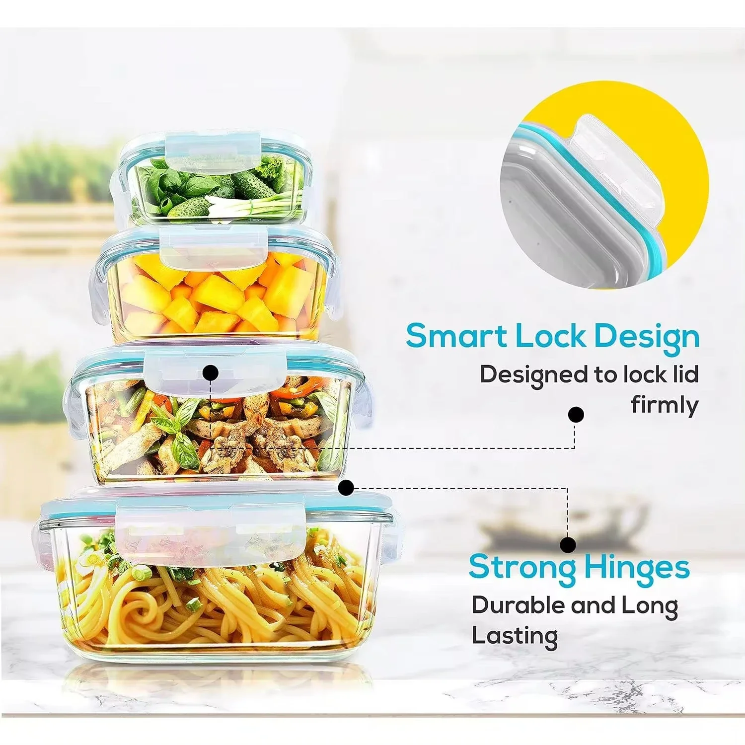 Lunchbox aus Glas, Aufbewahrun – Meal Prep Glass Bewertung und Preis